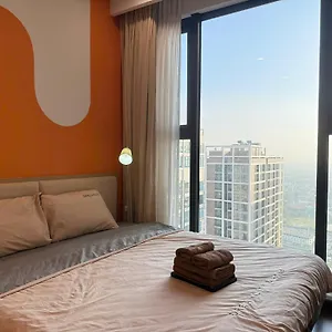 Skyline Serenity Apartment - Free Rooftop Pool & Private Fitness, Masteri B Vinhomes Smart Ha Noi - Mochie Homestay Appartamento *